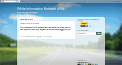 Desktop Screenshot of news4whites.blogspot.com