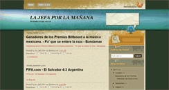 Desktop Screenshot of lajefaporlamanana.blogspot.com