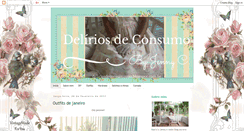 Desktop Screenshot of deliriosdeconsumismo.blogspot.com