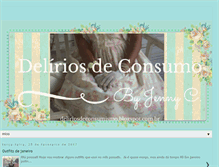 Tablet Screenshot of deliriosdeconsumismo.blogspot.com