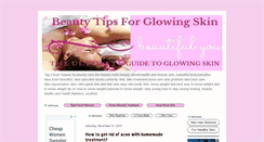 Desktop Screenshot of beautifulglow.blogspot.com