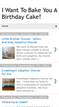 Mobile Screenshot of iwanttobakeyouabirthdaycake.blogspot.com