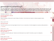 Tablet Screenshot of geveandeveryotherthing.blogspot.com