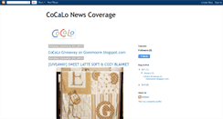 Desktop Screenshot of cocalonews.blogspot.com