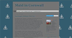 Desktop Screenshot of maidincornwall.blogspot.com