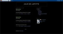 Desktop Screenshot of juliodelaffitte.blogspot.com