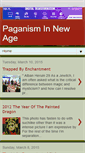 Mobile Screenshot of paganism-new-age.blogspot.com