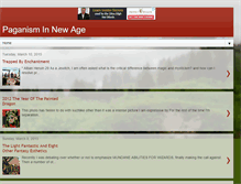 Tablet Screenshot of paganism-new-age.blogspot.com