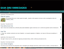 Tablet Screenshot of guiadasvariedades.blogspot.com