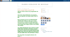 Desktop Screenshot of habbomoedasgenerator10.blogspot.com