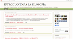Desktop Screenshot of introduccionalafilosofiajvg.blogspot.com