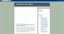 Desktop Screenshot of mesotheliomawithasbestos.blogspot.com