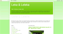 Desktop Screenshot of brincandolekaleleka.blogspot.com