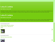 Tablet Screenshot of brincandolekaleleka.blogspot.com