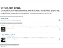 Tablet Screenshot of discutologoexisto.blogspot.com