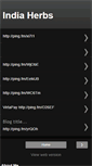 Mobile Screenshot of indianherbsall.blogspot.com