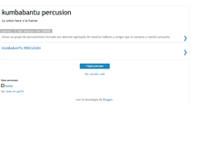 Tablet Screenshot of kumbabantupercusion.blogspot.com