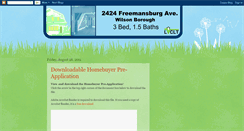 Desktop Screenshot of 2424freemansburg.blogspot.com