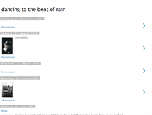 Tablet Screenshot of dancingtothebeatofrain.blogspot.com