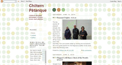 Desktop Screenshot of chilternpetanque.blogspot.com