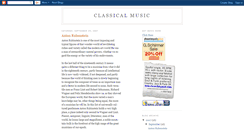 Desktop Screenshot of classicalmusiconline.blogspot.com