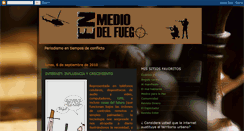 Desktop Screenshot of enmediodelfuego.blogspot.com