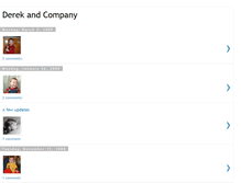 Tablet Screenshot of derekandcompany.blogspot.com