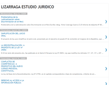 Tablet Screenshot of lizarragaestudiojuridico.blogspot.com