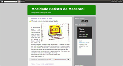 Desktop Screenshot of juventude-batista.blogspot.com