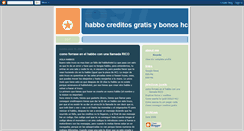 Desktop Screenshot of habbo-creditosgratis.blogspot.com