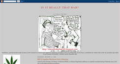 Desktop Screenshot of isitreallythatbad301.blogspot.com