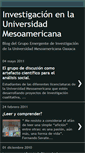 Mobile Screenshot of investigacionuniversidadmesoamericana.blogspot.com
