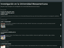 Tablet Screenshot of investigacionuniversidadmesoamericana.blogspot.com