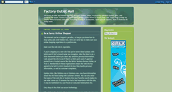 Desktop Screenshot of factoryoutletmall.blogspot.com