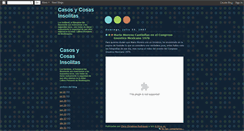 Desktop Screenshot of casosycosasinsolitas.blogspot.com