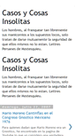 Mobile Screenshot of casosycosasinsolitas.blogspot.com