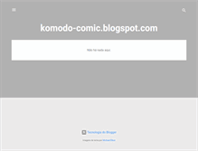 Tablet Screenshot of komodo-comic.blogspot.com