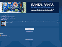 Tablet Screenshot of bantalpanasmurah.blogspot.com