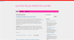 Desktop Screenshot of healthy-skincare.blogspot.com