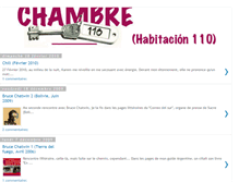 Tablet Screenshot of chambre110.blogspot.com