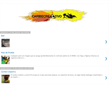 Tablet Screenshot of caribecreactivo.blogspot.com