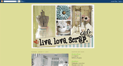 Desktop Screenshot of livelovescrapgirls.blogspot.com
