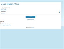 Tablet Screenshot of megamusclecars.blogspot.com