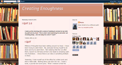 Desktop Screenshot of enoughnessbynicole.blogspot.com