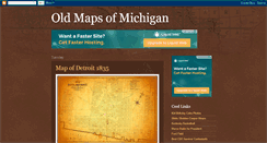 Desktop Screenshot of oldmichiganmaps.blogspot.com