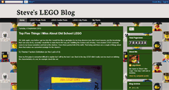 Desktop Screenshot of legosteveblog.blogspot.com