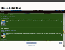 Tablet Screenshot of legosteveblog.blogspot.com