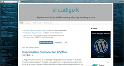 Desktop Screenshot of elcodigok.blogspot.com