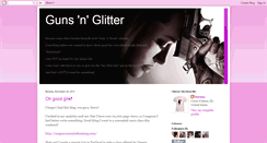 Desktop Screenshot of gunsnglitter.blogspot.com
