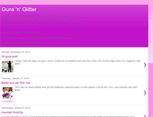 Tablet Screenshot of gunsnglitter.blogspot.com